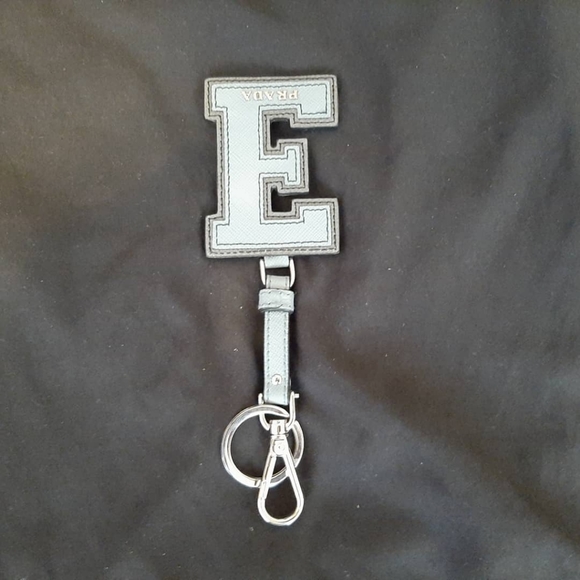 Prada leather letter keychain - Picture 3 of 4